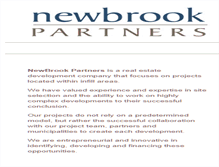 Tablet Screenshot of newbrookpartners.com